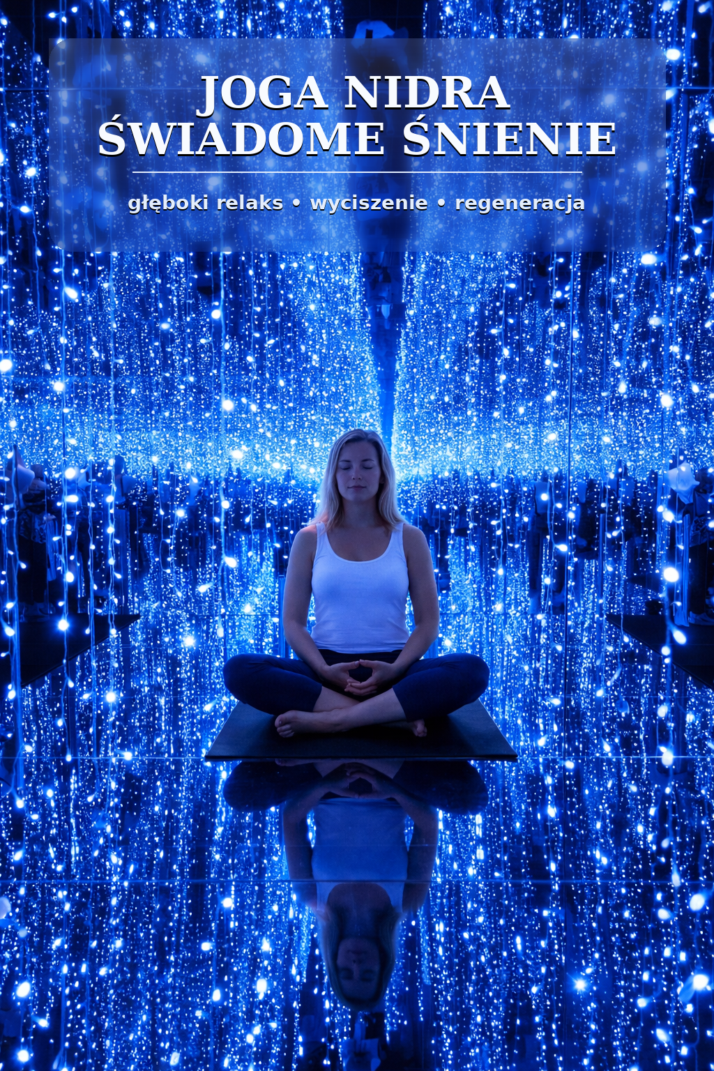 Kobieta w pozycji jogowej na macie